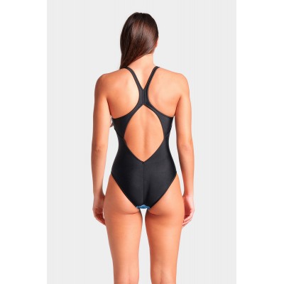 Купальник Arena BLUE FLOWERS SWIMSUIT V BACK (009027-850)
