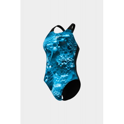Купальник Arena BLUE FLOWERS SWIMSUIT V BACK (009027-850)