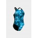 Купальник Arena BLUE FLOWERS SWIMSUIT V BACK (009027-850)