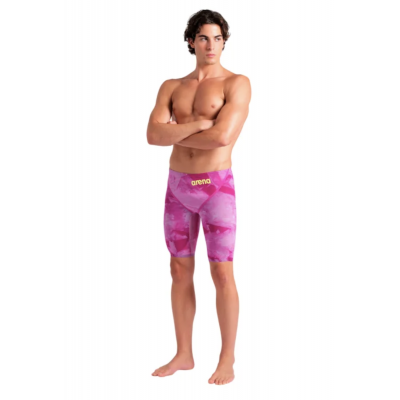 Чоловічі стартові шорти Arena Arena POWERSKIN CARBON GLIDE LE JAMMER (006314-150) рожеві розмір 65