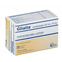 Glialia Гліалія Epitech Group S Пальмітоеетаноламід (ПЕА/PEA) + Лютеолін при неврологічних розладах 400 мг + 40 мг 60 таблеток антиоксидант