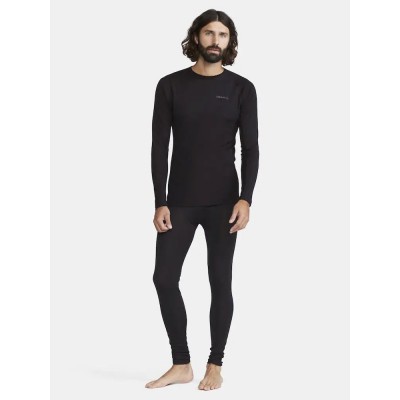 Термокофта чоловіча Craft ADV Wool Merino RN LS Man чорна (1913755-999000) розмір XL