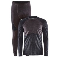 Комплект мужского термобелья Craft Core Wool Mix Set черный (1912537-999992) размер L