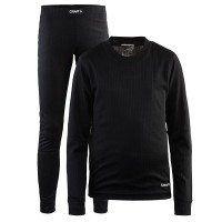 Комплект термобілизни дитячий Craft Baselayer чорний (1905355-999000) розмір 158/164