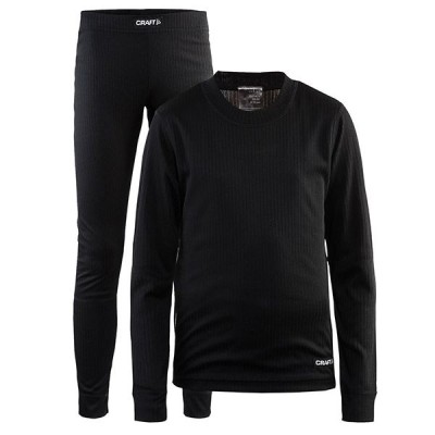 Комплект термобілизни дитячий Craft Baselayer чорний (1905355-999000) розмір 158/164