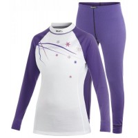 Комплект термобелья женский Craft Active Multi 2-Pack Woman vision/white/orchid (193898-2462) размер L