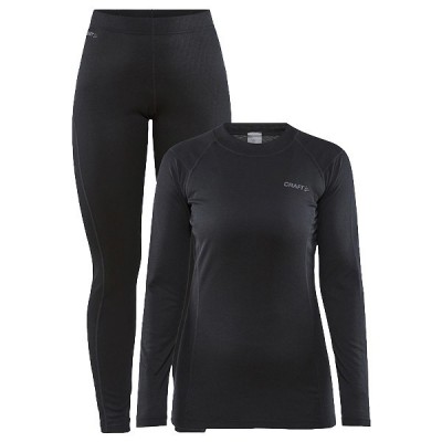 Комплект женского термобелья Craft Core Warm Baselayer Set (1909708-999000) размер S