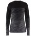 Термобелье женское Craft WOOL COMFORT 2.0 CN LS W black-dark grey melange (1905341-999975) размер М