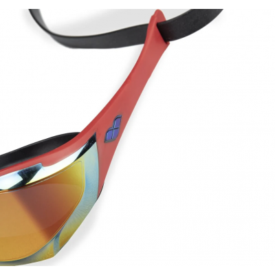 Очки для плавания соревновательные Arena COBRA EDGE SWIPE MR GOLD-RED SW4 (006870-103) красные