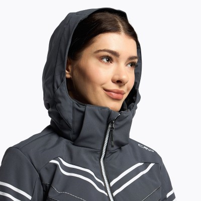 Куртка лыжная Cmp Jacket Zip Hood Grey (31W0186-U911) размер S
