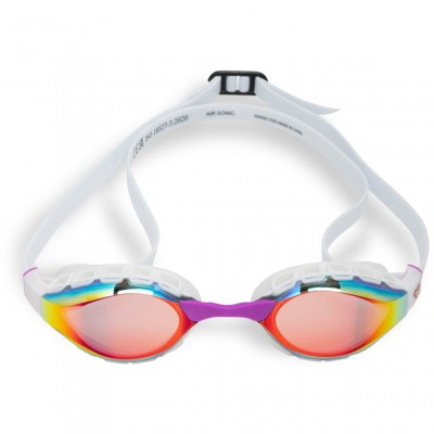 Окуляри для плавання Arena AIR SONIC MIRROR (011004-140) білі з дзеркальними лінзами