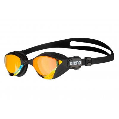 Окуляри для плавання (триатлону) Arena COBRA TRI Swipe MR (002508-355) чорний золоті лінзи