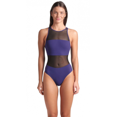 Женский купальник Arena MESH PANELS SWIMSUIT VENT BACK (006658-900) розмір 36