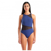 Женский купальник Arena MESH ANGLE SWIMSUIT VENT BACK (010191-700) розмір 38