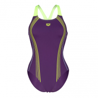 Женский купальник Arena CLEAR LINES SWIMSUIT V BACK LB (010255-960) розмір 38