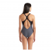 Женский спортивный купальник Arena GRID SWIMSUIT V BACK GRAPHIC (010263-550) размер 46