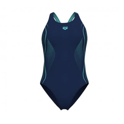 Женский спортивный купальник Arena GRID SWIMSUIT V BACK GRAPHIC (010263-780) размер 48