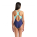 Женский спортивный купальник Arena GRID SWIMSUIT V BACK GRAPHIC (010263-780) размер 48