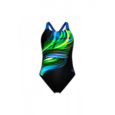 Женский спортивный купальник Arena BLOOM SWIMSUIT SWIM PRO BACK L (010265-556) размер 38