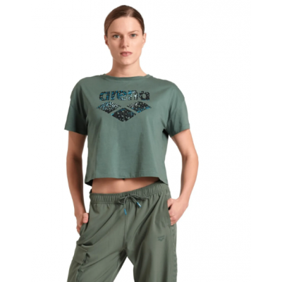 Футболка Arena CROP TEE PRINTED (007391-660) розмір S