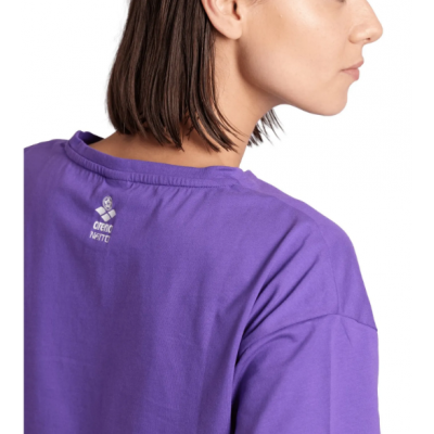 Жіноча футболка Arena FUN PLANET CROP TEE (007537-900) розмір M