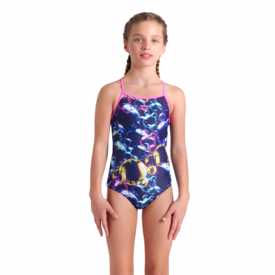 Детский купальник для плавания Arena SOAP BUBBLES SWIMSUIT LIGHT DR (008994-890) размер 6
