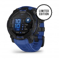 Смарт-годинник Garmin Instinct 3 – 45 мм, з AMOLED дисплеєм та ліхтарем (010-02936-03) синій 