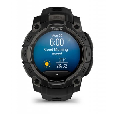 Смарт-годинник Garmin Instinct 3 – 45 мм, з AMOLED дисплеєм та ліхтарем (010-02936-03) синій Смарт-годинник Garmin Instinct 3 – 45 мм, з AMOLED дисплеєм та ліхтарем (010-02936-03) синій