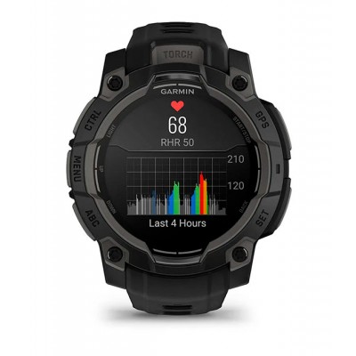 Смарт-годинник Garmin Instinct 3 – 45 мм, з AMOLED дисплеєм та ліхтарем (010-02936-03) синій Смарт-годинник Garmin Instinct 3 – 45 мм, з AMOLED дисплеєм та ліхтарем (010-02936-03) синій