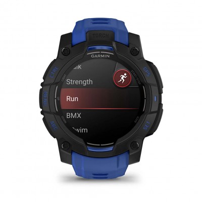 Смарт-годинник Garmin Instinct 3 – 45 мм, з AMOLED дисплеєм та ліхтарем (010-02936-03) синій Смарт-годинник Garmin Instinct 3 – 45 мм, з AMOLED дисплеєм та ліхтарем (010-02936-03) синій
