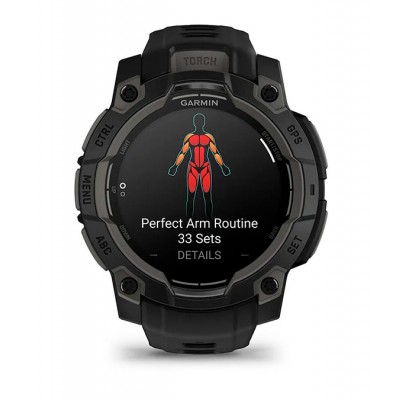 Смарт-годинник Garmin Instinct 3 – 45 мм, з AMOLED дисплеєм та ліхтарем (010-02936-03) синій Смарт-годинник Garmin Instinct 3 – 45 мм, з AMOLED дисплеєм та ліхтарем (010-02936-03) синій