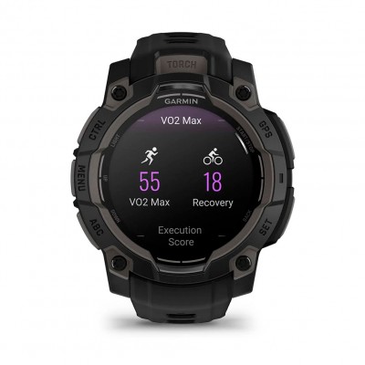 Смарт-годинник Garmin Instinct 3 – 45 мм, з AMOLED дисплеєм та ліхтарем (010-02936-00) чорний