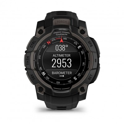 Смарт-годинник Garmin Instinct 3 – 45 мм, з AMOLED дисплеєм та ліхтарем (010-02936-00) чорний