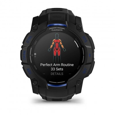 Смарт-годинник Garmin Instinct 3 – 50 мм, з AMOLED дисплеєм та ліхтарем (010-03020-03) Синій Смарт-годинник Garmin Instinct 3 – 50 мм, з AMOLED дисплеєм та ліхтарем (010-03020-03) Синій