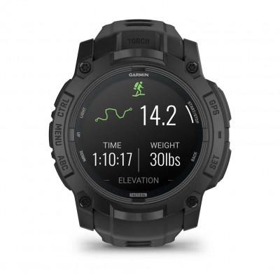 Тактичний годинник для військових Garmin Instinct 3 – 50 мм, з AMOLED дисплеєм та ліхтарем Tactical Edition (010-03020-50) чорний
