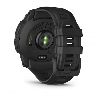 Тактичний годинник для військових Garmin Instinct 3 – 50 мм, з ліхтарем та підзарядкою від сонця Solar Tactical Edition (010-02935-50) чорний