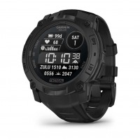 Тактичний годинник для військових Garmin Instinct 3 – 50 мм, з ліхтарем та підзарядкою від сонця Solar Tactical Edition (010-02935-50) чорний  