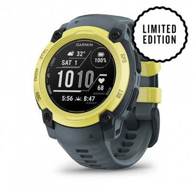 Смарт-годинник Garmin Instinct E – 40 мм (010-02932-01) лимонний з сірим  