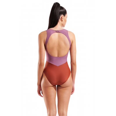 Женский купальник для плавания Arena SOLID SWIMSUIT O BACK (011319-409) размер 40