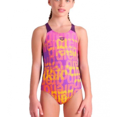 Купальник Arena MULTI COLOURS SWIMSUIT V BACK (009007-908) розмір 6