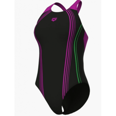 Купальник Arena CLEAR LINES SWIMSUIT V BACK LB (010255-590) розмір 38