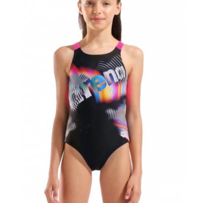 Купальник Arena LIT LOGO SWIMSUIT V BACK L (010690-590) розмір 6