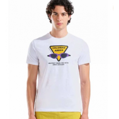 Футболка Arena GOGGLES PRINT T-SHIRT (011166-100) розмір S Футболка Arena GOGGLES PRINT T-SHIRT (011166-100) розмір S