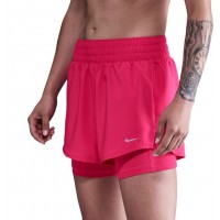 Шорти жіночі Nike One Light Blue (DX6016-666) рожеві розмір L