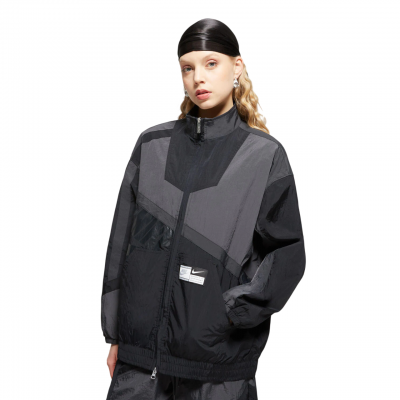 Куртка вітрівка Nike Sportswear Women's Oversized Woven Jacket (HJ0176-060) чорна розмір S