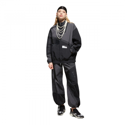 Куртка вітрівка Nike Sportswear Women's Oversized Woven Jacket (HJ0176-060) чорна розмір M