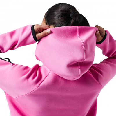 Кофта толстовка жіноча Nike Tech Fleece Pink (HV6747-675) рожева розмір M