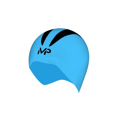Шапочка для плавання Michael Phelps X-O блакитно-чорний L (SA122121)