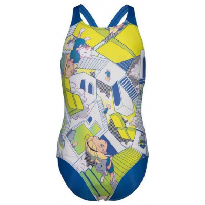 Дитячий купальник Arena FANTASIZE SWIMSUIT V BACK (006677-527)