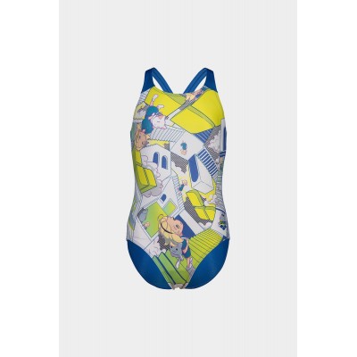 Дитячий купальник Arena FANTASIZE SWIMSUIT V BACK (006677-527)